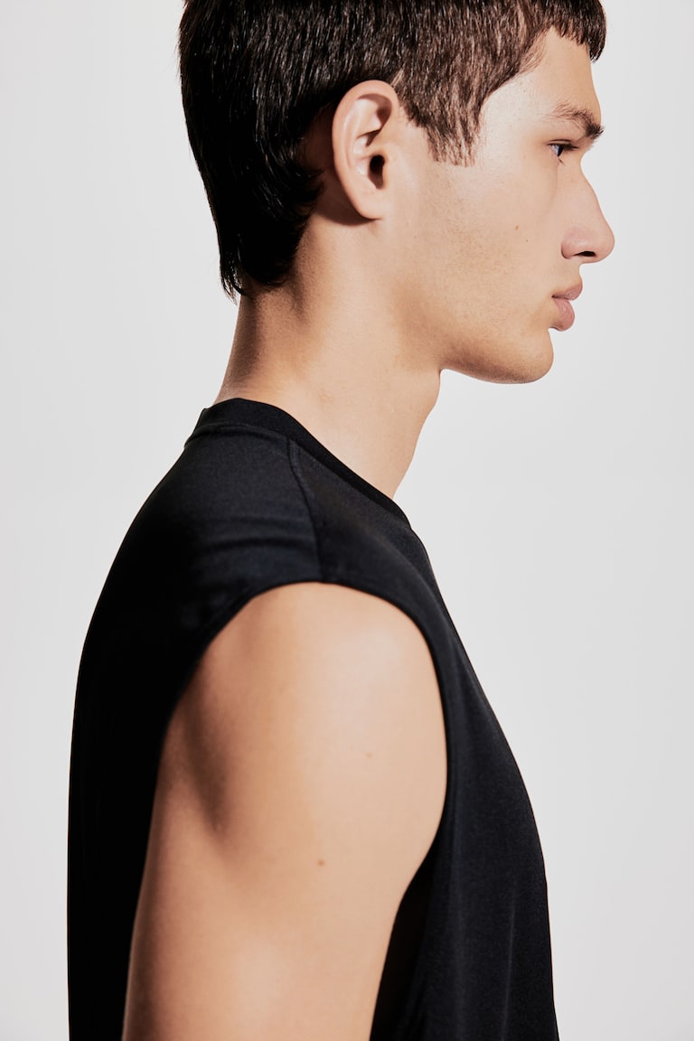 H&M Camiseta de deporte con DryMove™ Regular Fit - Verde - HOMBRE Liquidación