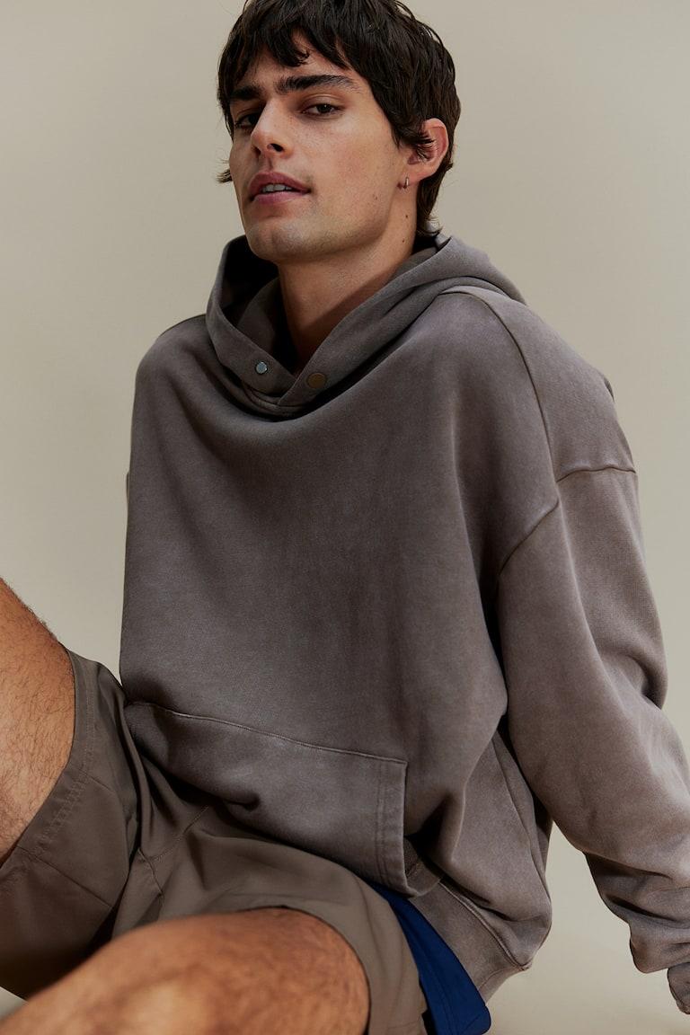 H&M Sudadera de deporte Loose Fit - Beige oscuro - HOMBRE Últimos 3 días