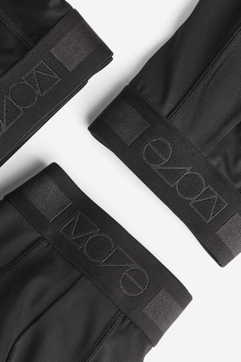H&M Pack de 3 calzoncillos de deporte con DryMove™ - Negro - HOMBRE Envío internacional gratuito