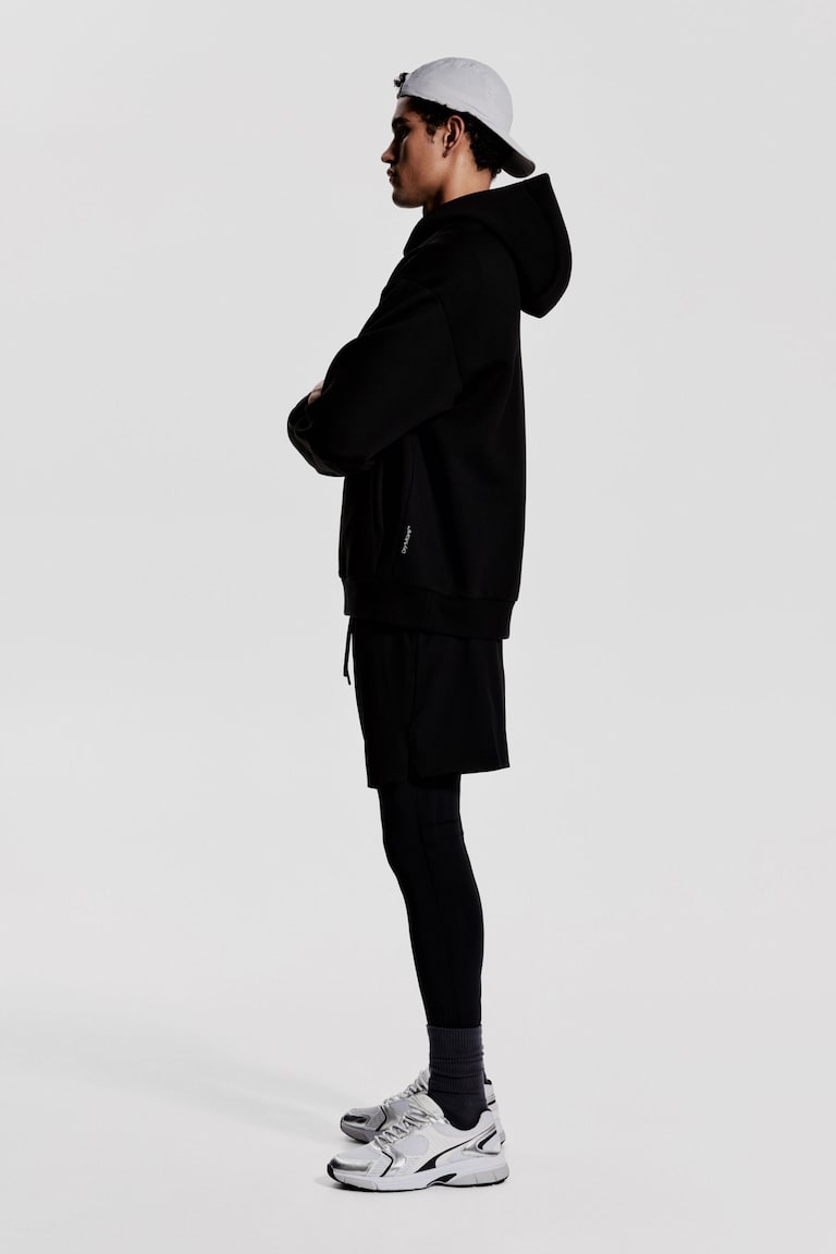 H&M Sudadera de deporte con DryMove™ Loose Fit - Negro - HOMBRE Descuentos del mes
