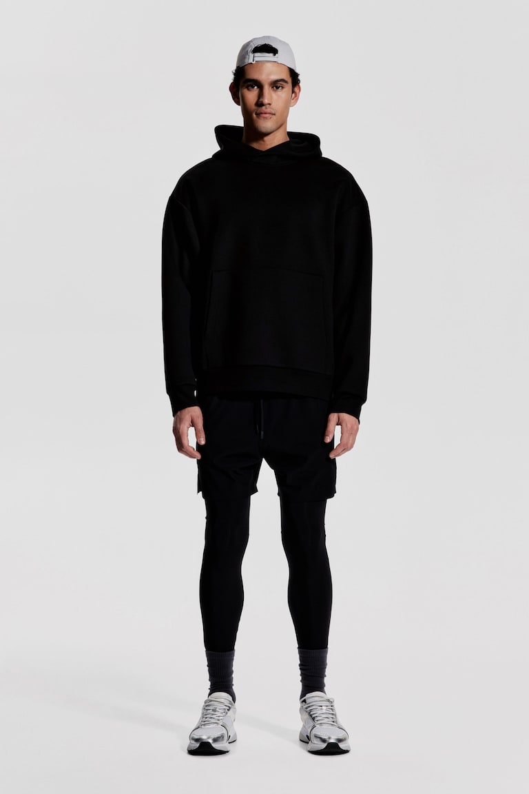 H&M Sudadera de deporte con DryMove™ Loose Fit - Negro - HOMBRE Descuentos del mes
