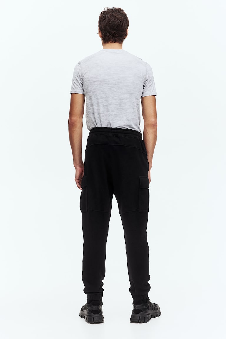 H&M Joggers cargo de algodón con DryMove™ Regular Fit - Azul oscuro - HOMBRE Ofertas especiales