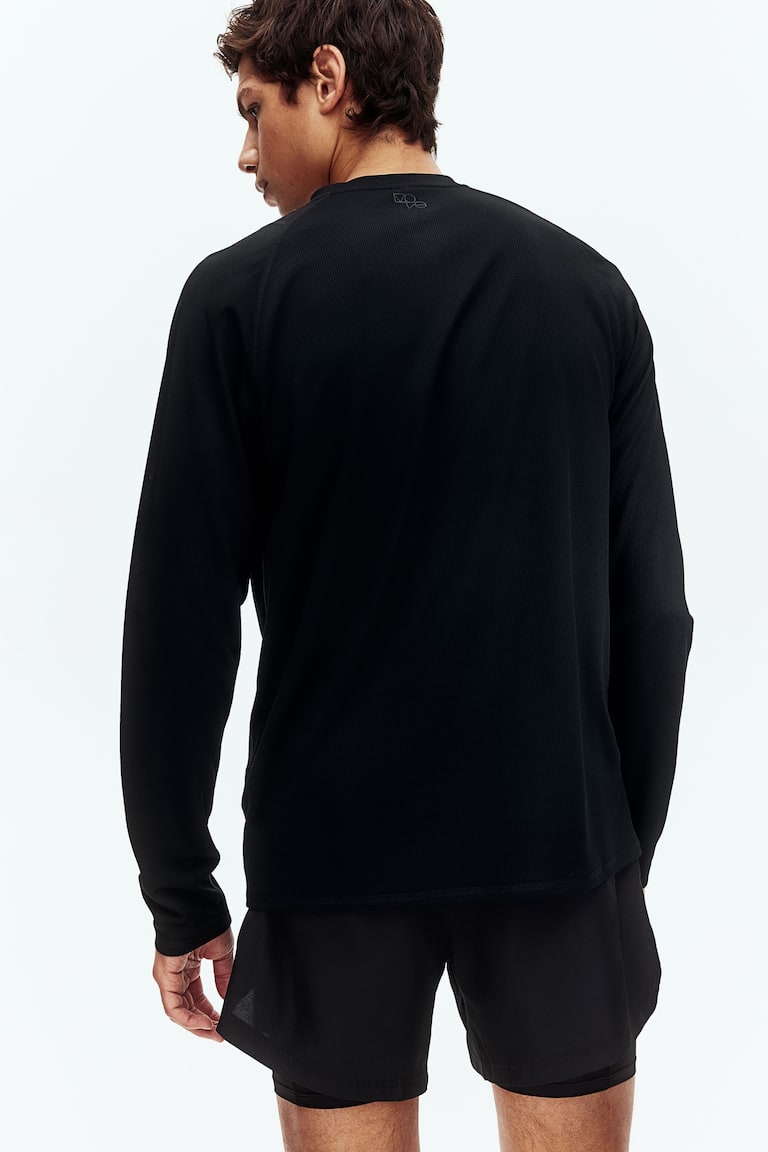 H&M Pantalón corto de doble capa con DryMove™ - Azul marino - HOMBRE Devoluciones gratuitas