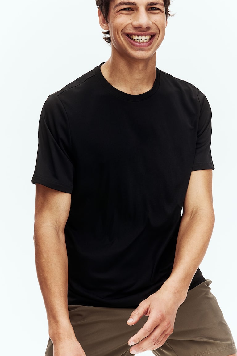 H&M Camiseta de deporte con DryMove™ Regular Fit - Turquesa - HOMBRE Ofertas