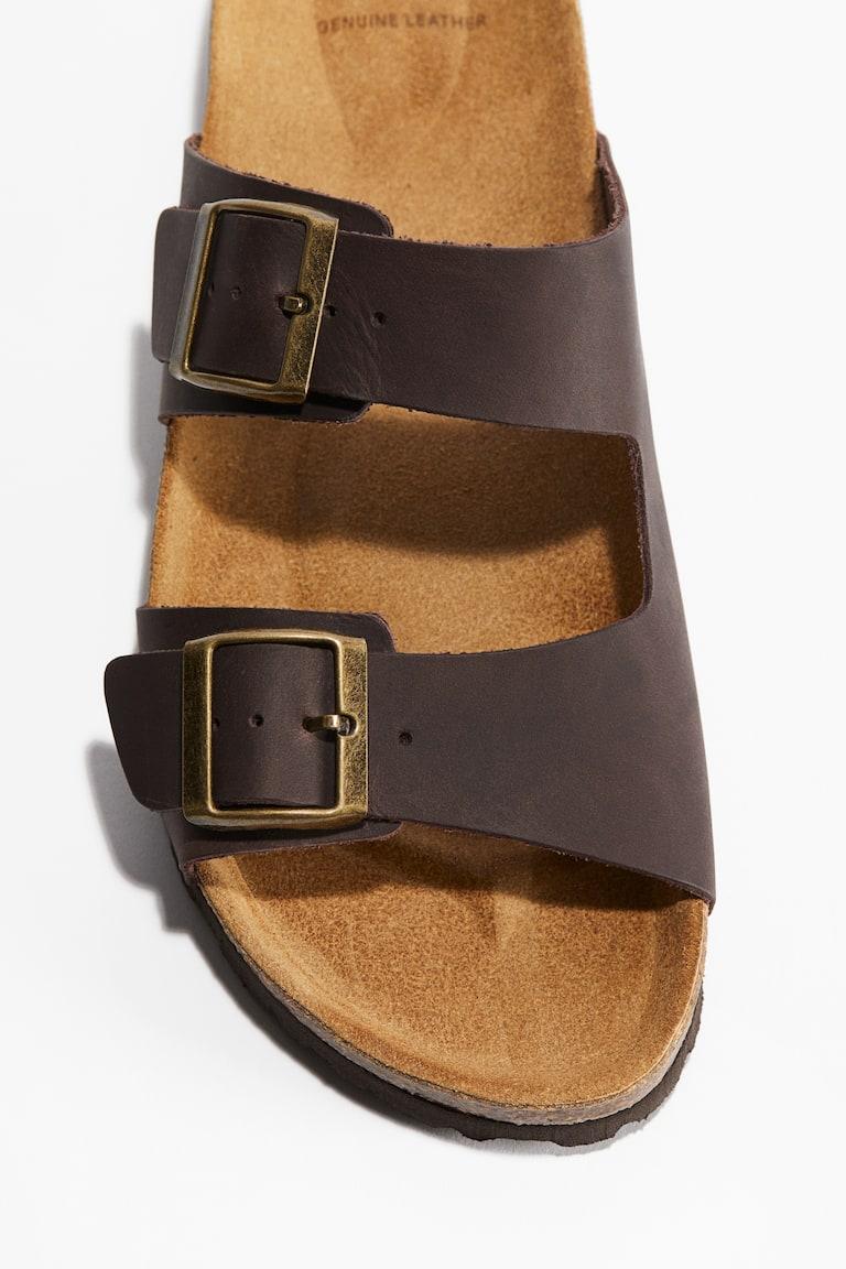 H&M Sandalias de piel - Negro - HOMBRE Los más vendidos