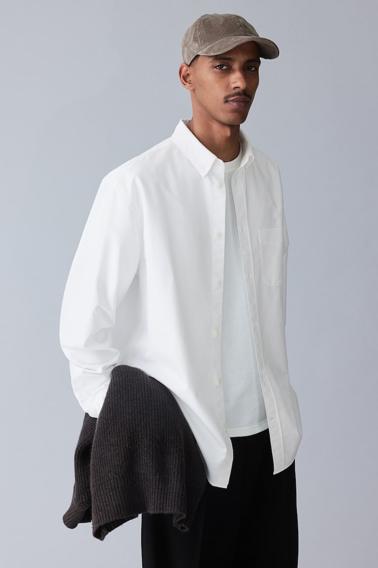 H&M Camisa Oxford Regular Fit - Verde salvia - HOMBRE Grandes ahorros