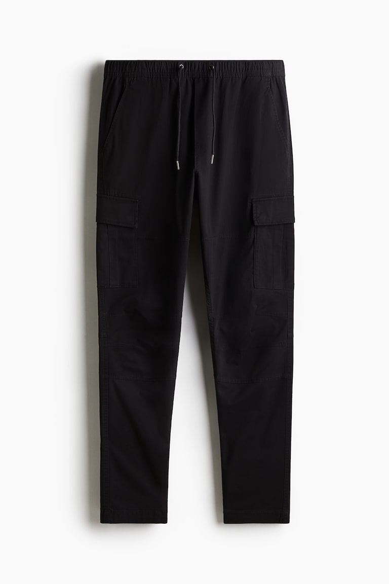 H&M Pantalón cargo Slim Fit - Verde caqui - HOMBRE