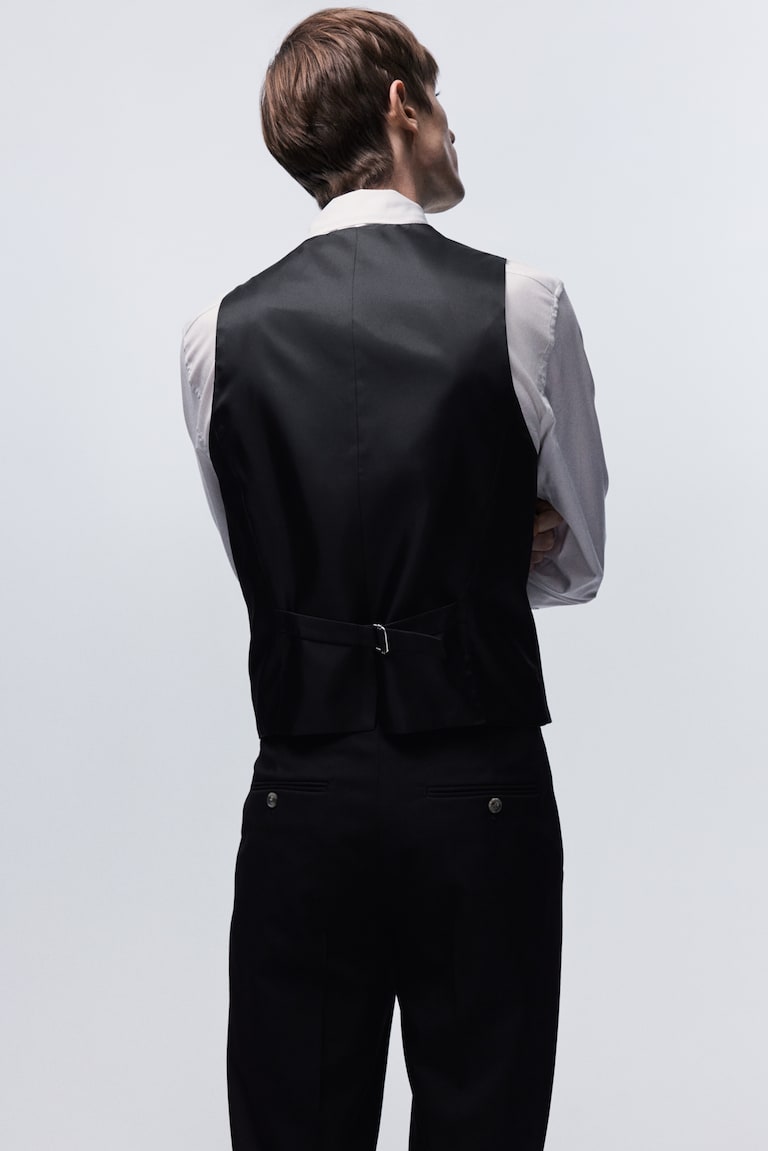 H&M Chaleco de traje Slim Fit - Azul marino - HOMBRE Rebajas