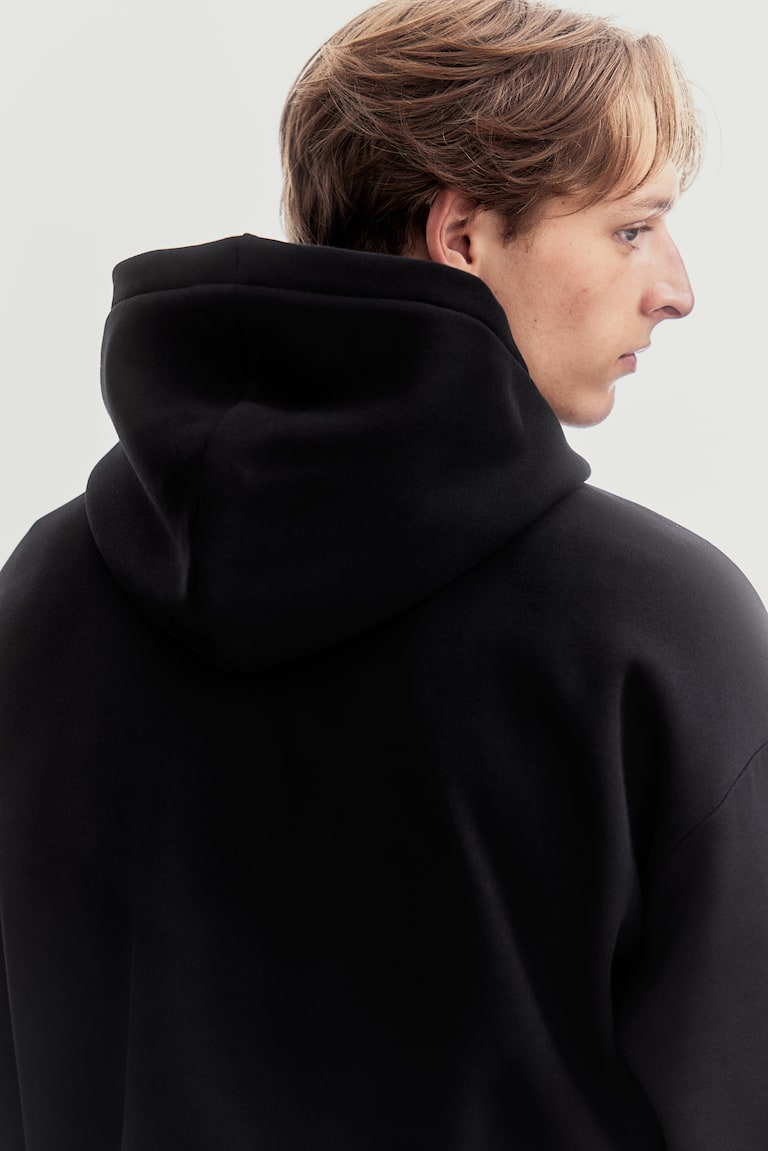 H&M Sudadera estampada con capucha Loose Fit - Crema - HOMBRE Envío gratis
