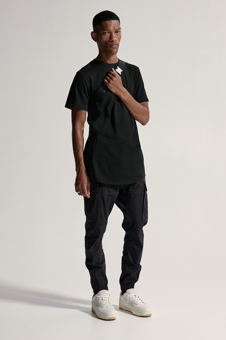 H&M Joggers cargo Slim Fit - Negro - HOMBRE