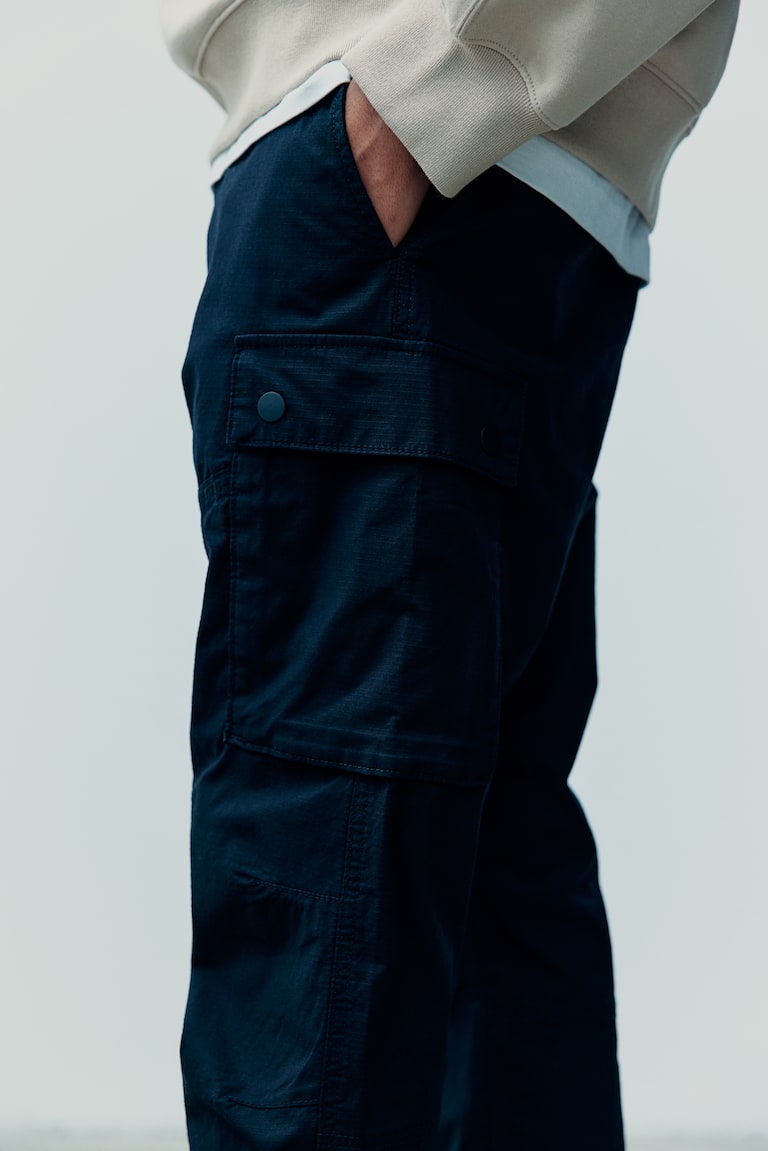 H&M Pantalón cargo de ripstop Slim Fit - Crema - HOMBRE Envío internacional gratuito