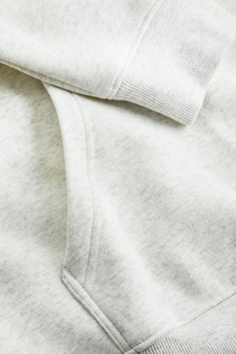 H&M Sudadera con capucha y estampado Loose Fit - Blanco/Cascade Lake - HOMBRE Última moda