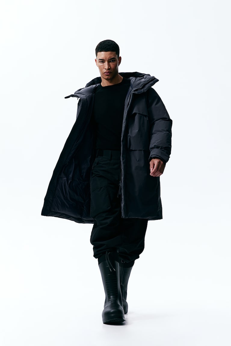H&M Parka acolchada en ThermoMove™ Regular Fit - Azul oscuro - HOMBRE