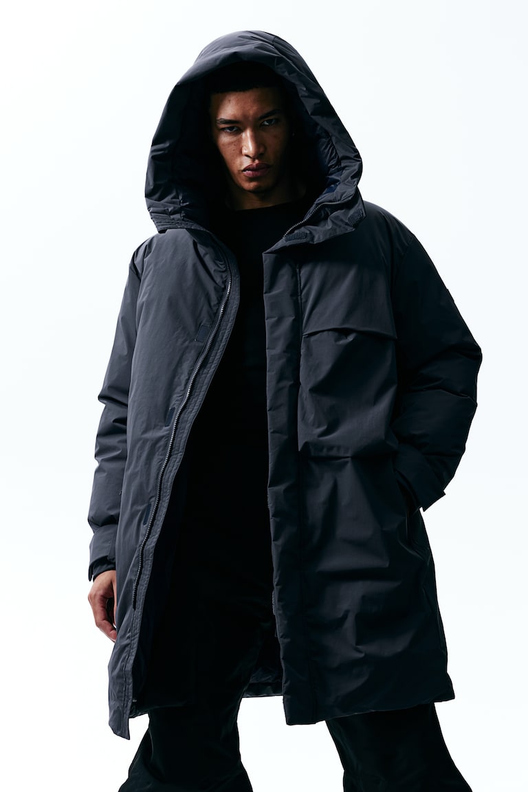 H&M Parka acolchada en ThermoMove™ Regular Fit - Azul oscuro - HOMBRE Devoluciones gratuitas