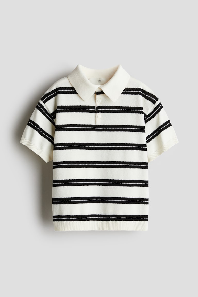 H&M Polo en punto de algodón - Azul empolvado claro - NIÑOS Oferta especial de fábrica