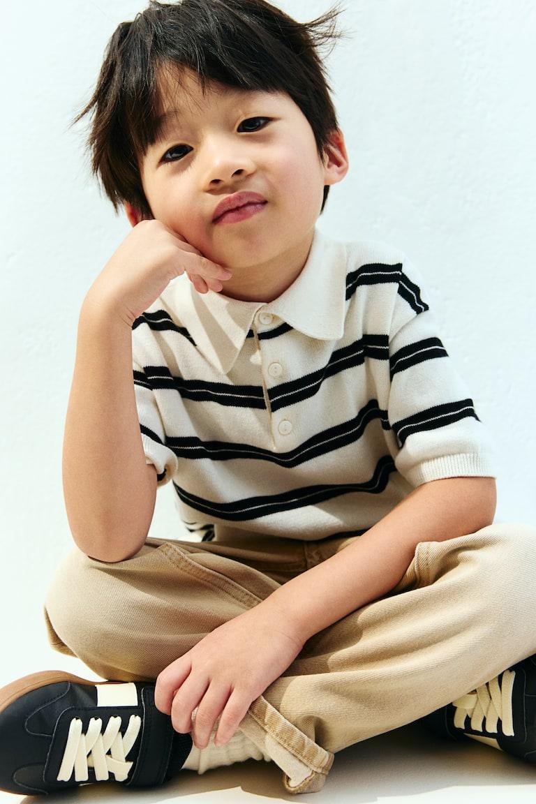 H&M Polo en punto de algodón - Beige - NIÑOS Promoción trimestral