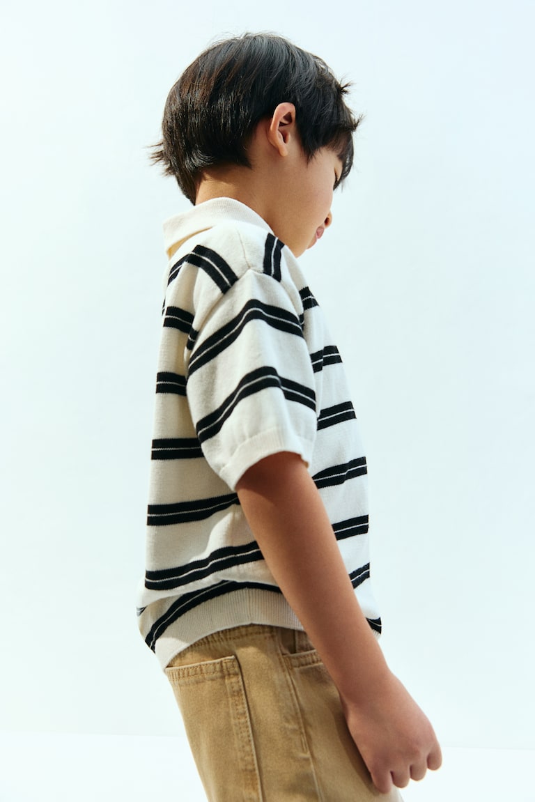 H&M Polo en punto de algodón - Beige - NIÑOS Promoción trimestral