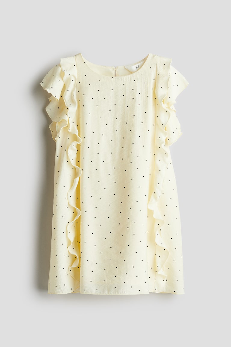 H&M Vestido con volantes - Blanco - NIÑOS Precios de Black Friday
