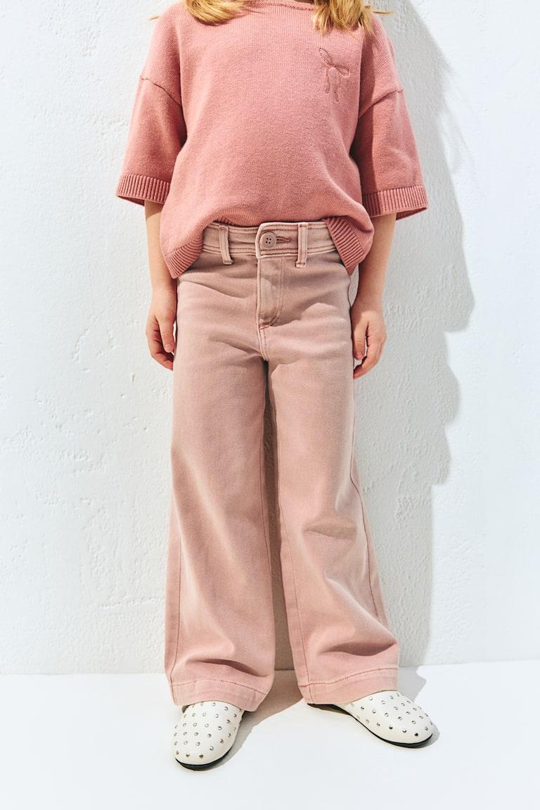 H&M Pantalón acampanado - Rosa empolvado - NIÑOS Ofertas de temporada