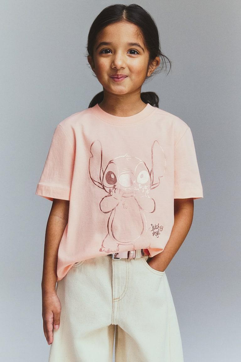 H&M Camiseta de algodón con motivo estampado - Amarillo/Pata Daisy - NIÑOS