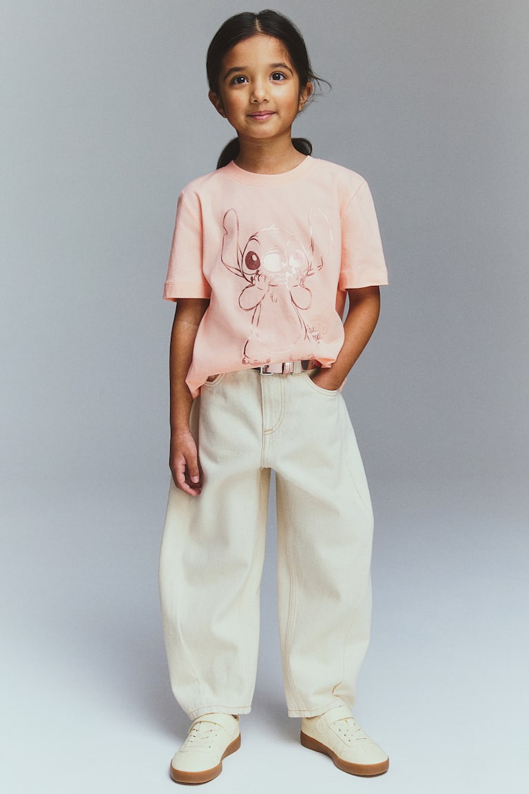 H&M Camiseta de algodón con motivo estampado - Rojo vivo/Minnie Mouse - NIÑOS Rebajas baratas