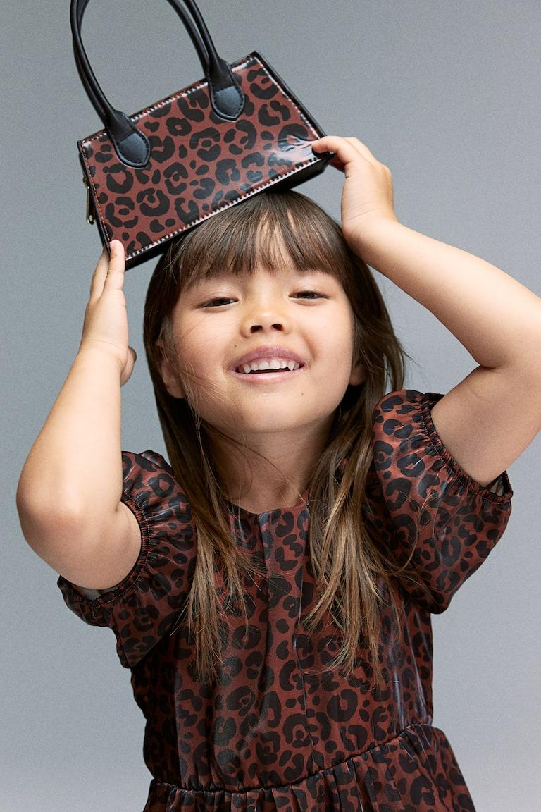H&M Vestido estampado de organza - Amarillo - NIÑOS Últimos 2 días