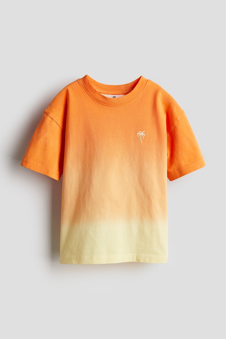 H&M Camiseta de algodón con motivo - Naranja/Camioneta - NIÑOS