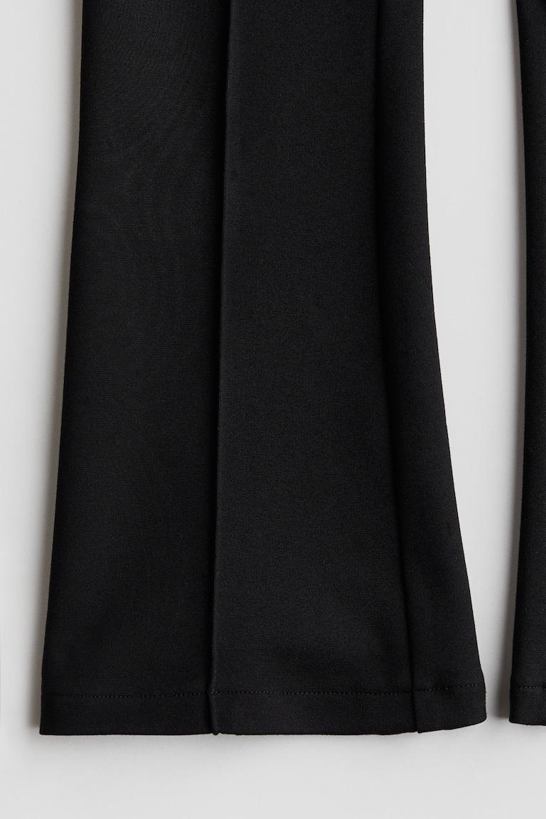 H&M Leggings acampanados en punto roma - Negro - NIÑOS Mejor oferta