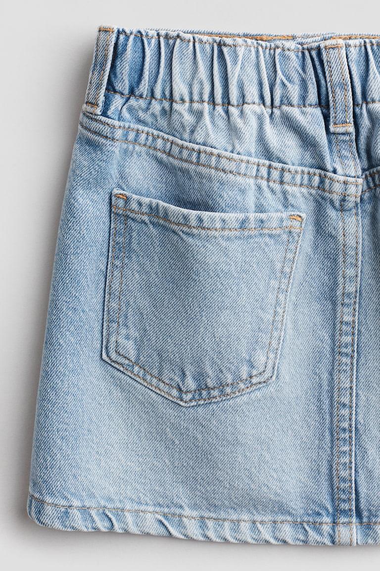 H&M Falda vaquera - Azul denim claro - NIÑOS Rebajas top
