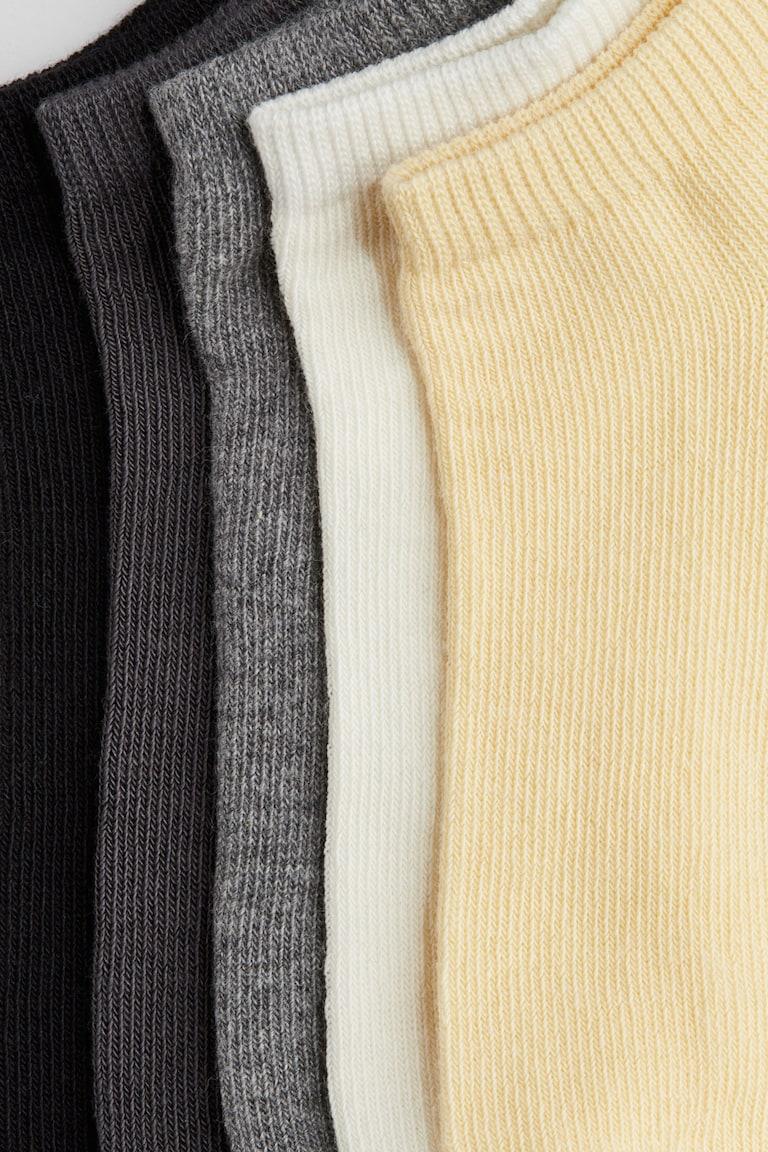 H&M Pack de 5 calcetines tobilleros - Azul empolvado/Azul marino - NIÑOS Últimos 2 días