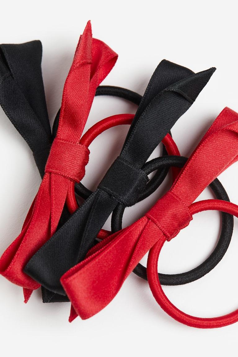 H&M Pack de 4 coleteros con lazo - Rojo/Reno - NIÑOS Devoluciones gratuitas
