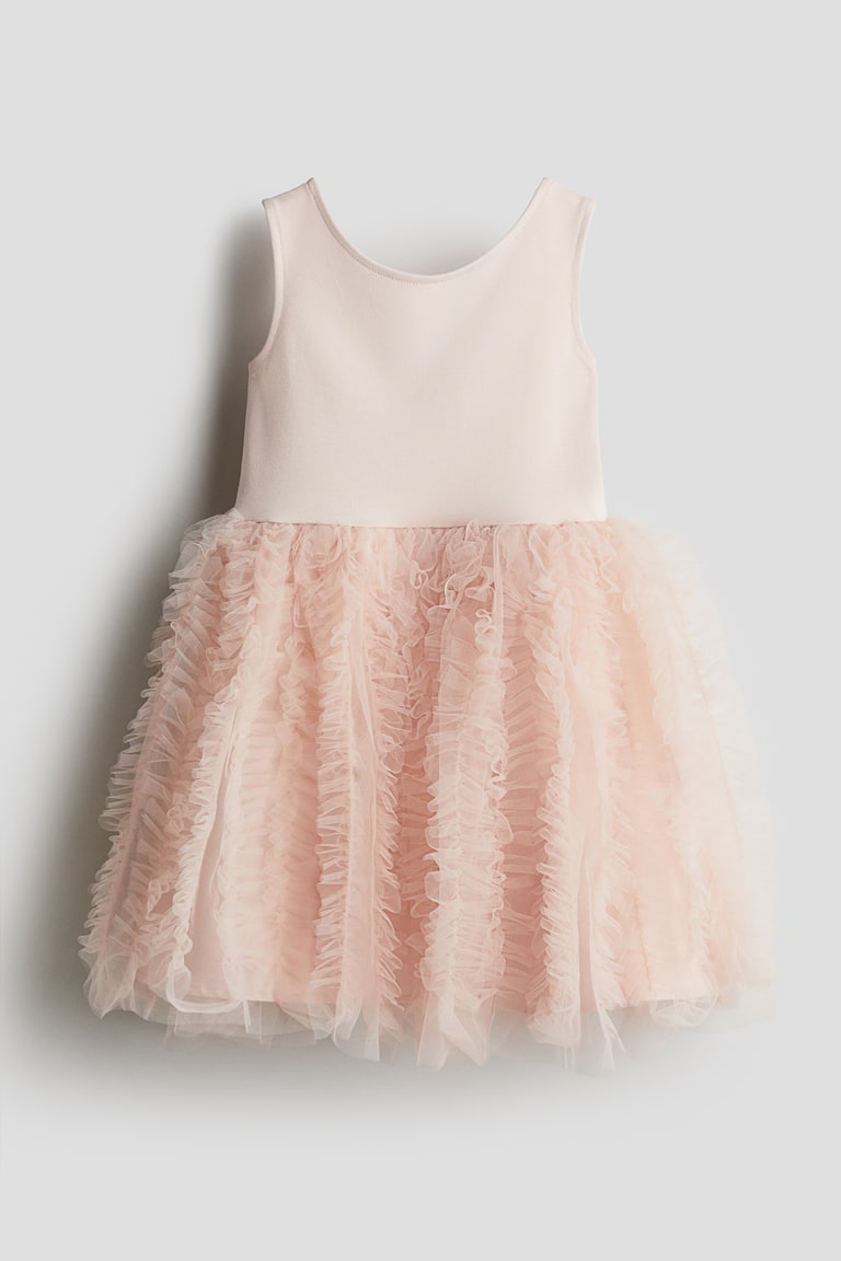 H&M Vestido con falda acampanada - Rosa - NIÑOS