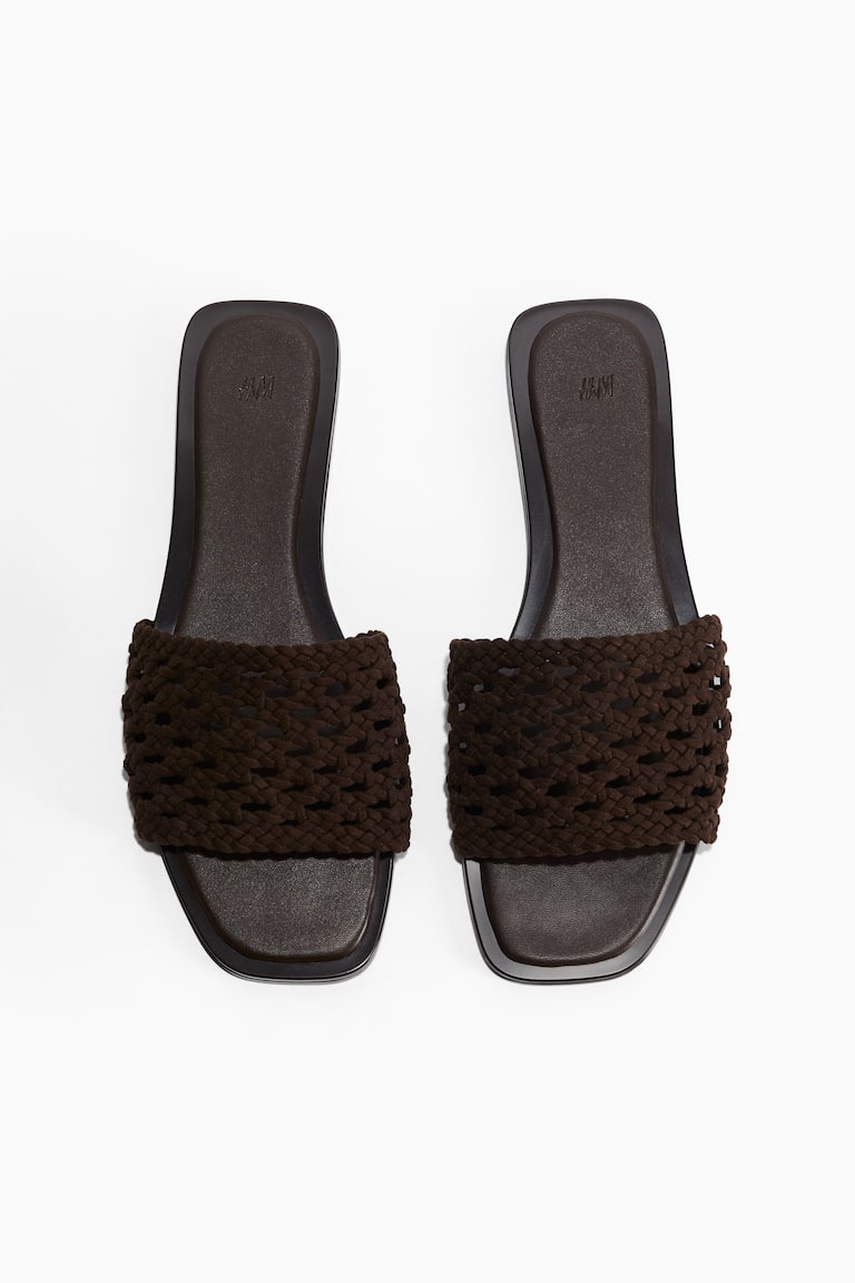H&M Braided sandals - Marrón oscuro - MUJER Rebajas online