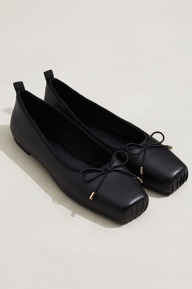 H&M Bailarinas - Negro - MUJER ÚLTIMAS EDICIONES