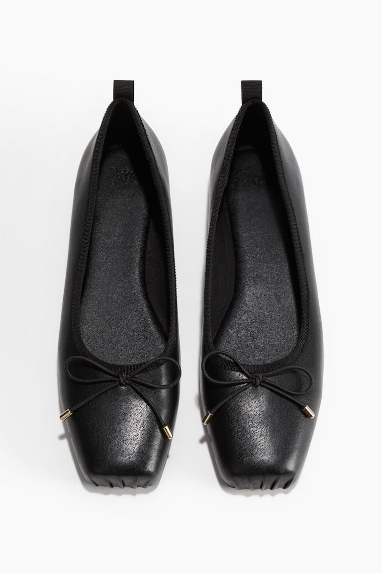 H&M Bailarinas - Negro - MUJER ÚLTIMAS EDICIONES