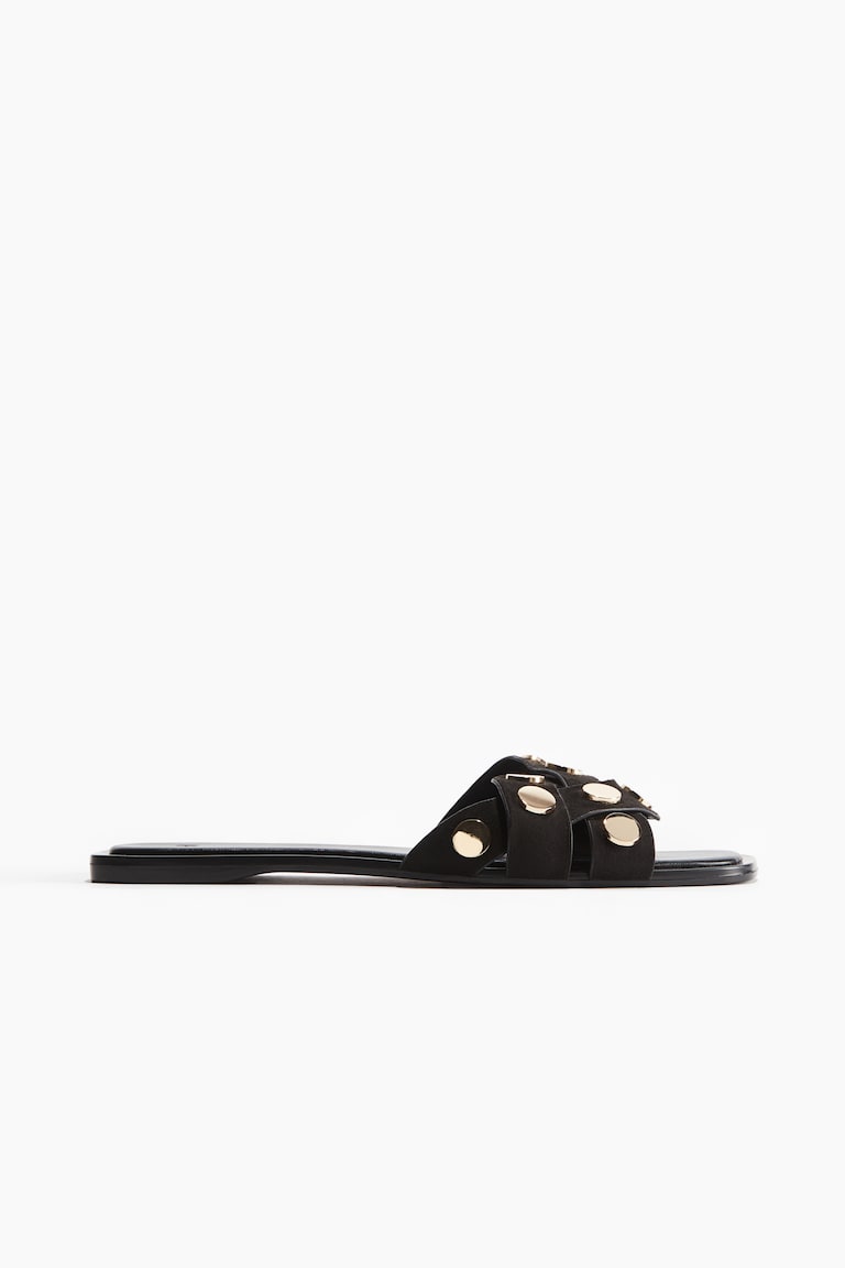 H&M Braided sandals - Marrón/Dorado - MUJER Último día