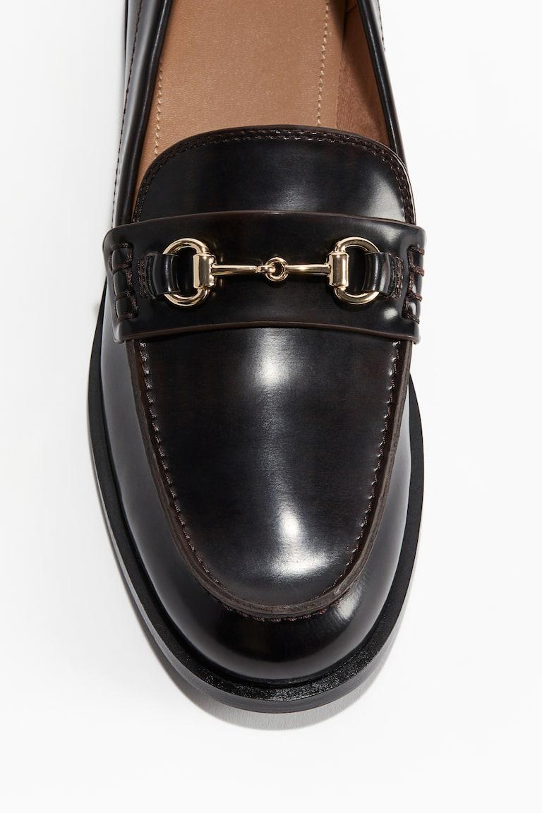 H&M Mocasines - Marrón oscuro - MUJER Liquidación