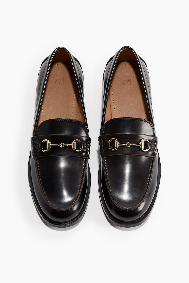 H&M Mocasines - Marrón oscuro - MUJER Liquidación