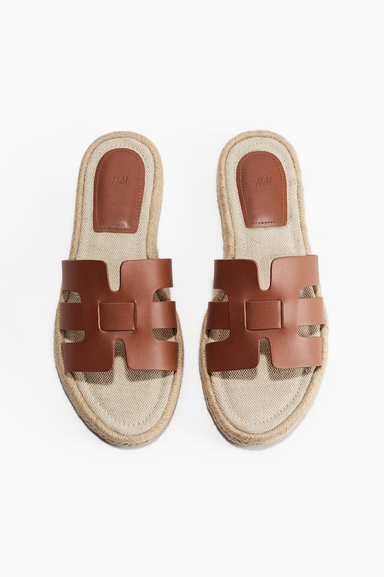 H&M Sandalias alpargata - Negro - MUJER