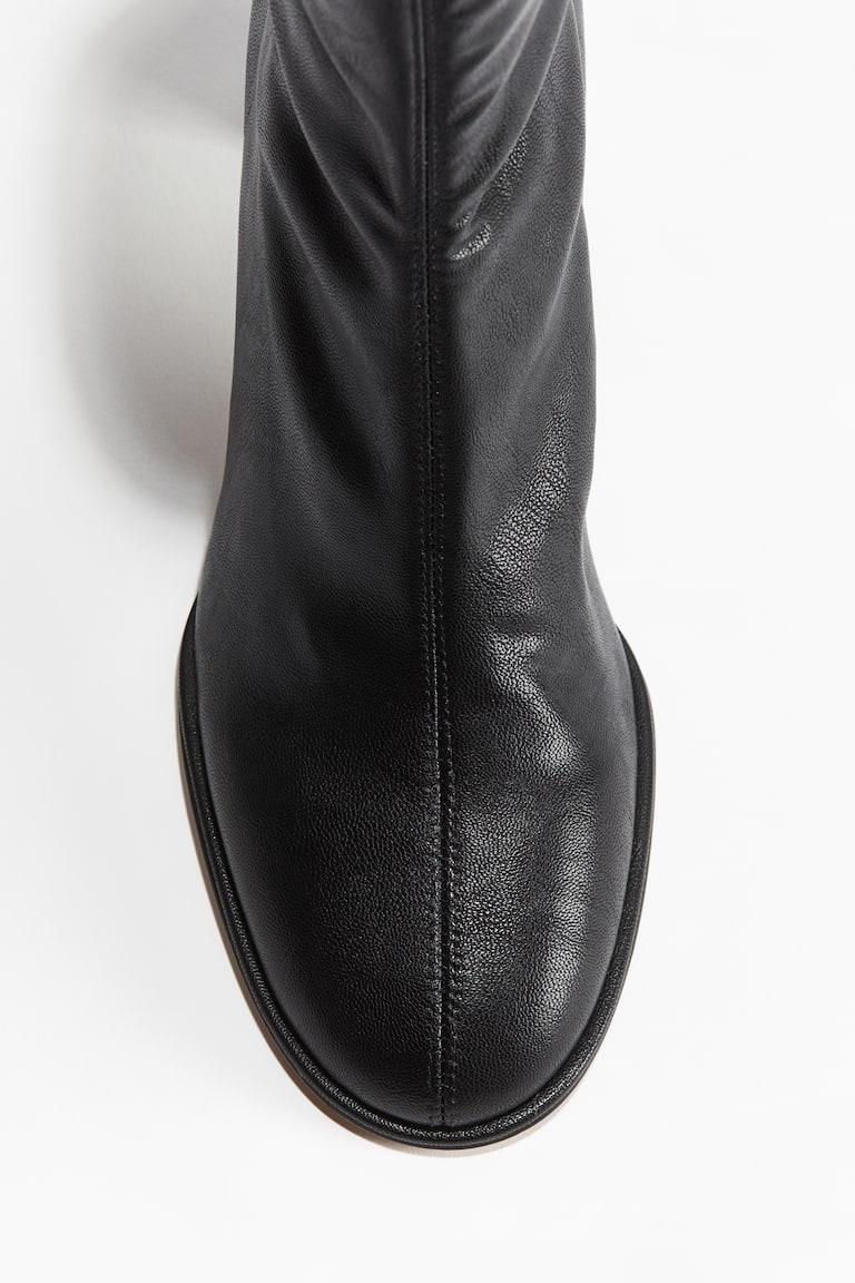 H&M Ankle-high sock boots - Negro - MUJER Última moda