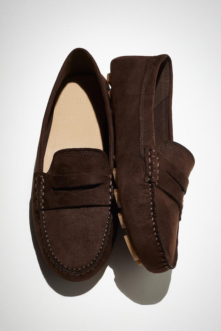 H&M Mocasines cepillados - Beige - MUJER