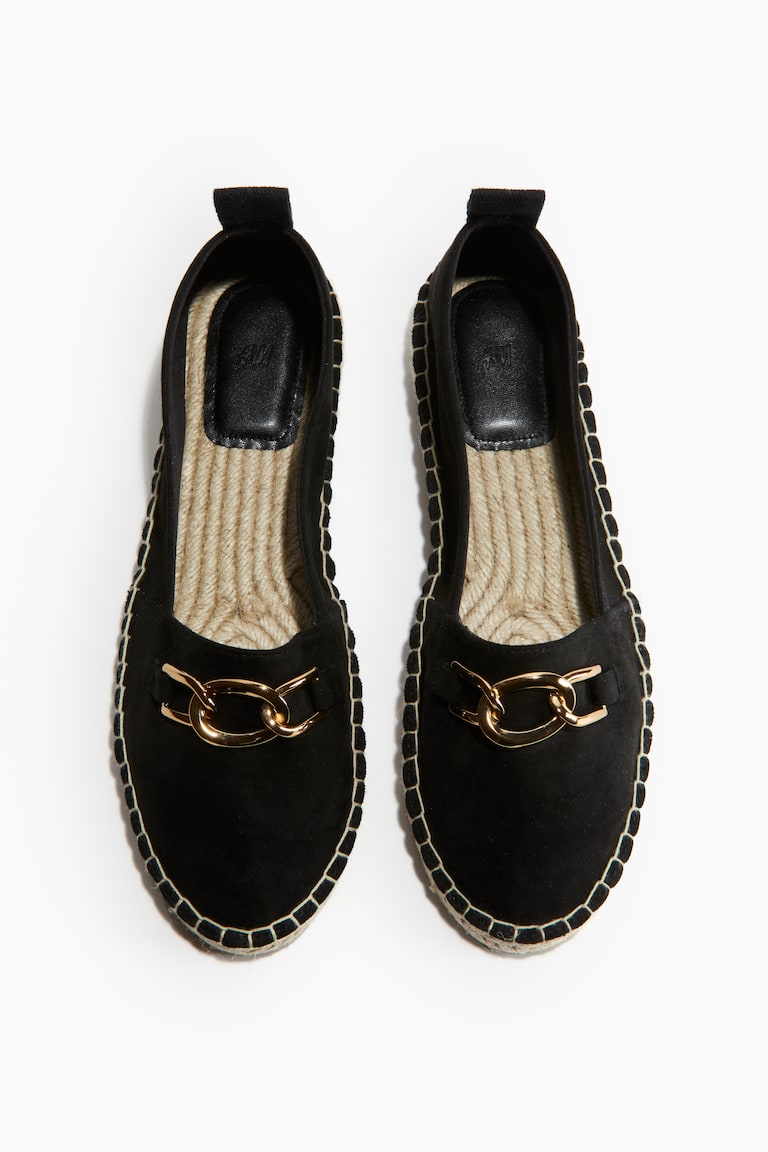 H&M Alpargatas con adorno de metal - Beige claro - MUJER Ofertas