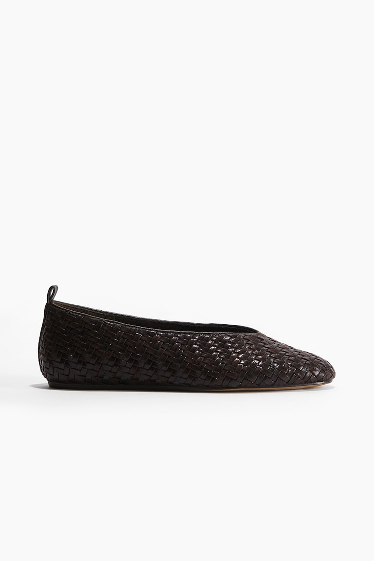 H&M Bailarinas trenzadas - Negro - MUJER Rebajas baratas