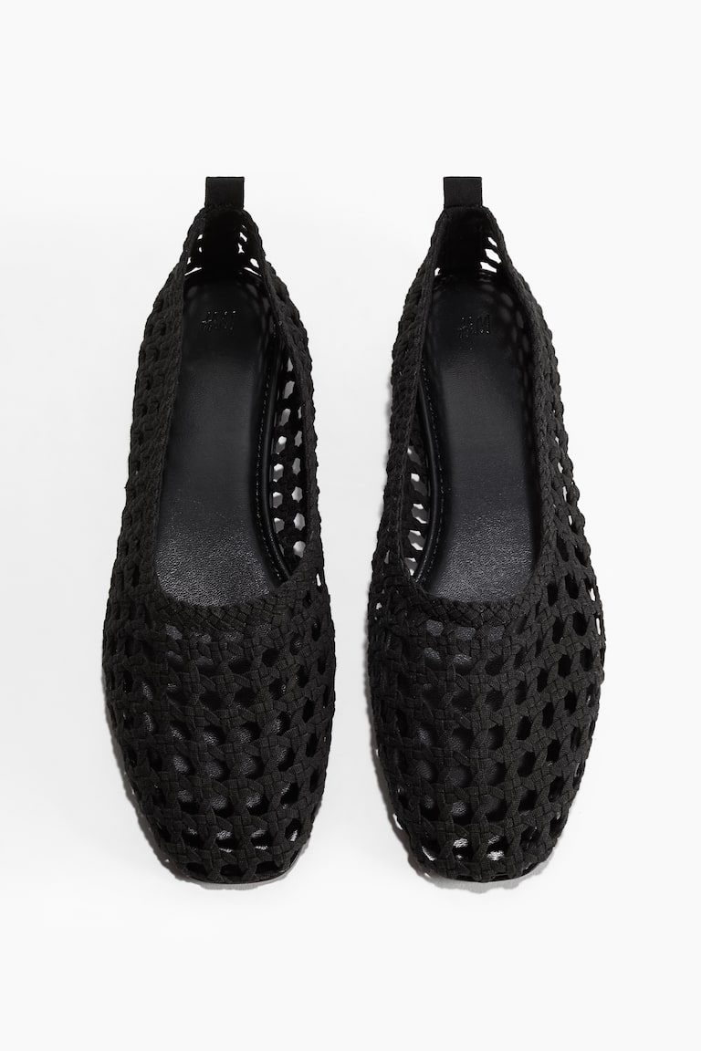 H&M Bailarinas trenzadas - Marrón oscuro - MUJER Promoción por tiempo limitado