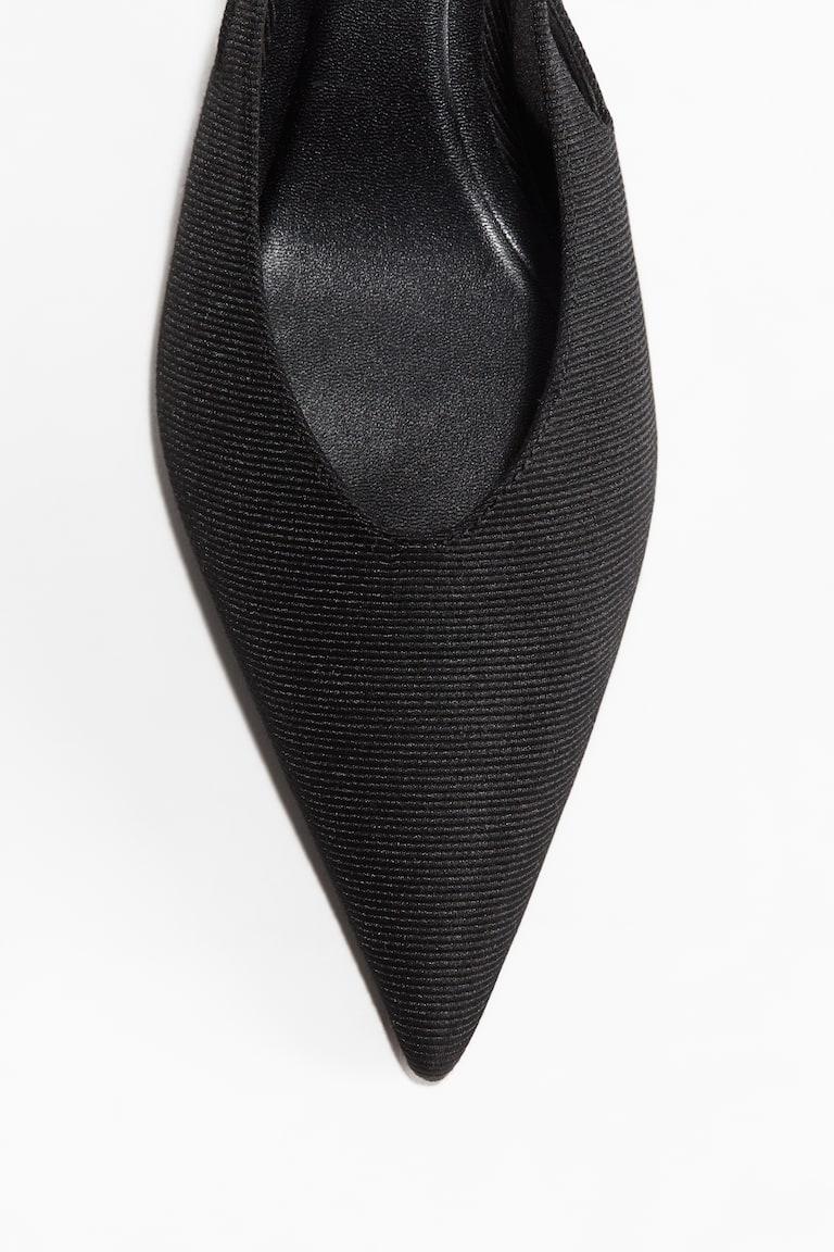 H&M Salones destalonados con puntera fina - Negro - MUJER Solo hoy