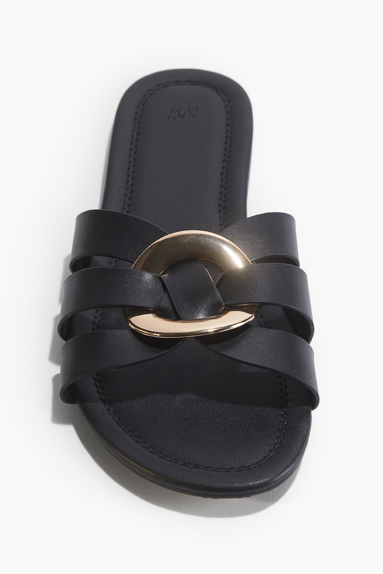 H&M Sandalias con tira entrelazada - Beige - MUJER Limitado a 3 días