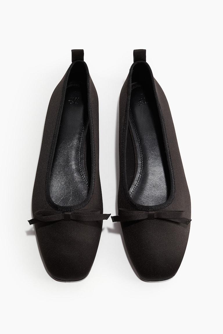 H&M Bailarinas con lazo - Rojo - MUJER