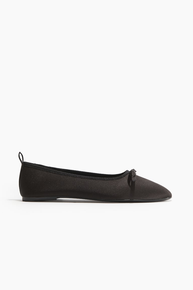 H&M Bailarinas con lazo - Rojo - MUJER Ofertas de temporada