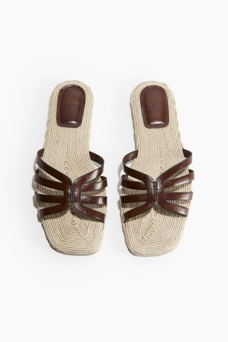 H&M Sandalias alpargata - Beige claro - MUJER Venta caliente