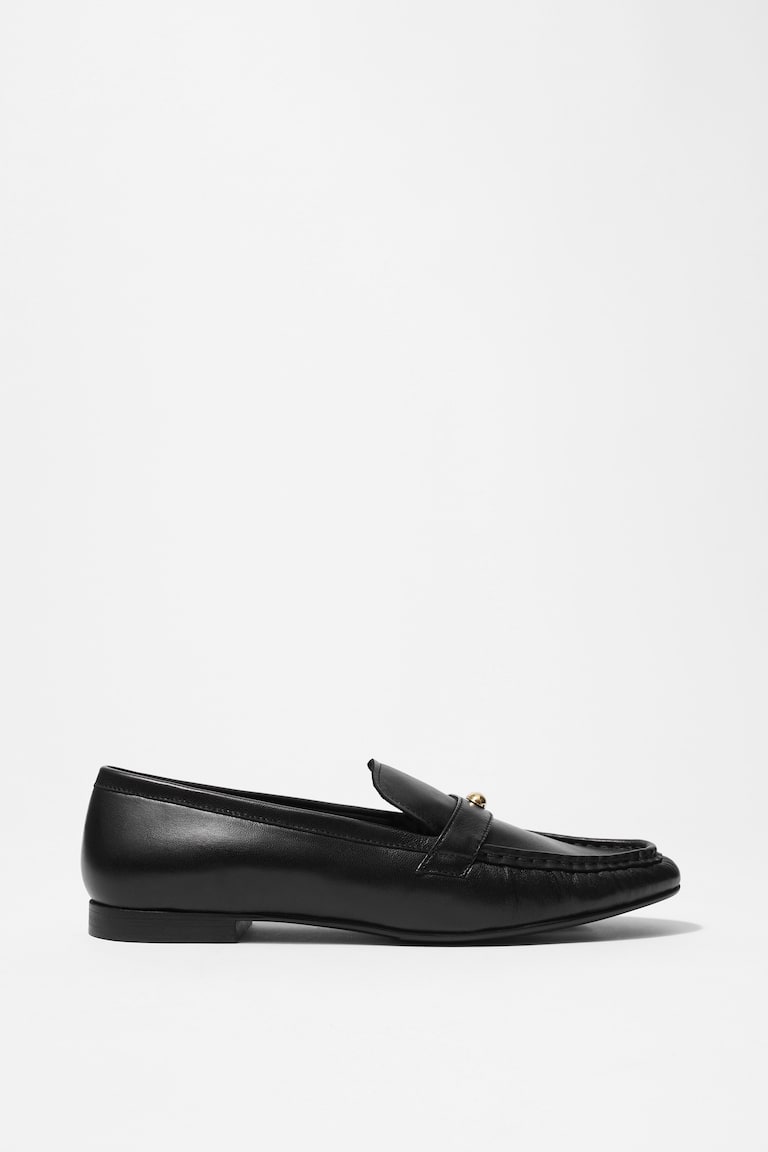 H&M Mocasines de piel clásicos - Leopardo - MUJER